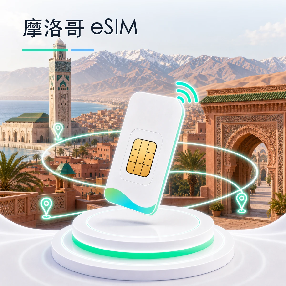 摩洛哥 eSIM 流量套餐