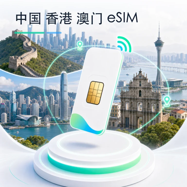 中国 香港 澳门 eSIM 流量套餐
