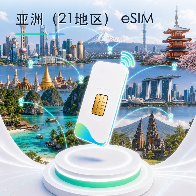 亚洲（21地区） eSIM 流量套餐