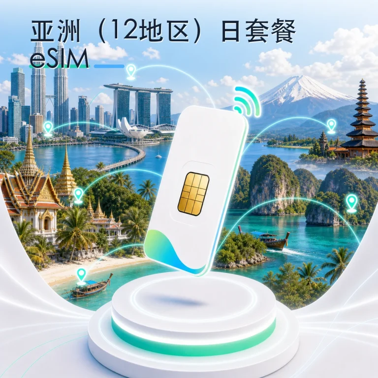 亚洲（12地区） eSIM 流量套餐